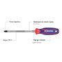 Workpro Destornillador Phillips PH3 x 150 mm