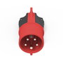 NRGkick Adaptador de Enchufe 32A 5Pol Rojo