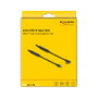 DeLOCK Cable USB Type-C a Type-C Angular 5 m 8K 60 W Negro
