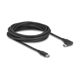 DeLOCK Cable USB Type-C a Type-C Angular 5 m 8K 60 W Negro