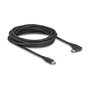 DeLOCK Cable USB Type-C a Type-C Angular 5 m 8K 60 W Negro