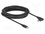 DeLOCK Cable USB Activo 5 m USB Type-C™ a USB Type-C™ Angular 8K 60 W PD 10 Gbps