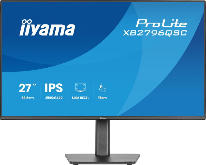 iiyama ProLite XB2796QSC-B1 27 pulg. QHD IPS Negro