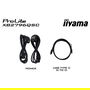 iiyama ProLite XB2796QSC-B1 Monitor 27" QHD IPS 4ms 75Hz HDMI USB-C USB VESA Negro