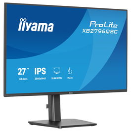 iiyama ProLite XB2796QSC-B1 Monitor 27" QHD IPS 4ms 75Hz HDMI USB-C USB VESA Negro
