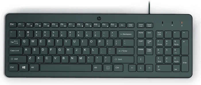 HP Teclado con cable 150 Completo 100% Alámbrico USB Negro HP Teclado con cable 150 Completo 100% Alámbrico USB Negro