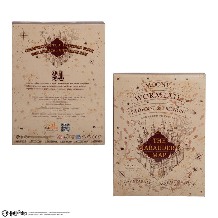 Cinereplicas Calendario de adviento Harry Potter Mapa del Merodeador New Edition 2026