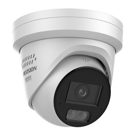 Hikvision DS-2CD2387G3-LIS2UY/SL(2.8mm) Cámara de Seguridad IP ColorVu Pro Series 8MP, Torre Interior/Exterior, 130dB WDR, 134.3°, PoE, IP67, IK10