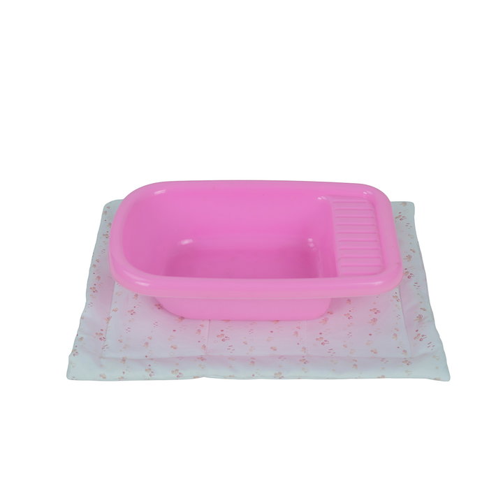 Muñecas Arias Cómoda/Cambiador Nature con 2 Cajones y Bañera