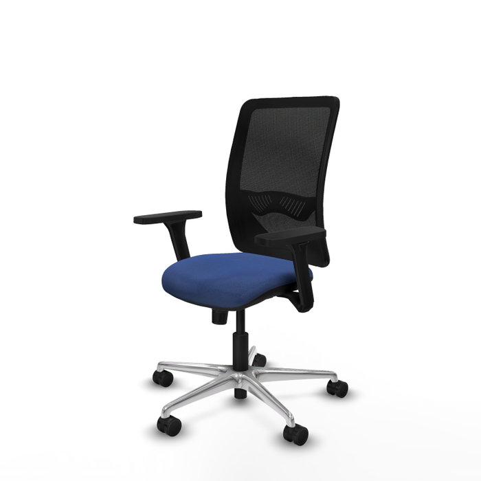 PIQUERAS Y CRESPO Silla de oficina Zulema con mecanismo Sincro, Azul marino y Negro PIQUERAS Y CRESPO Silla de oficina Zulema con mecanismo Sincro, Azul marino y Negro