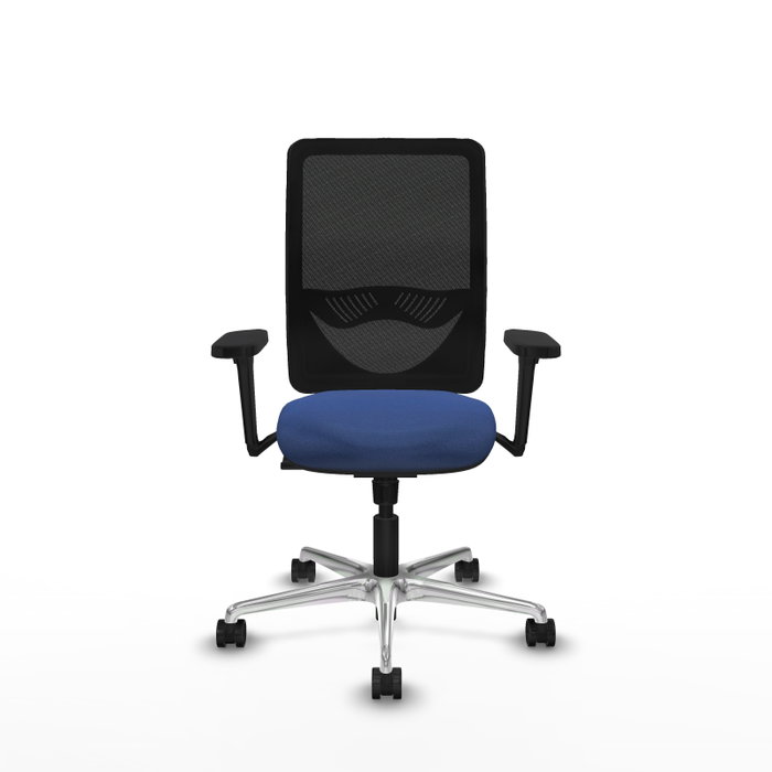 PIQUERAS Y CRESPO Silla de oficina Zulema con mecanismo Sincro, Azul marino y Negro PIQUERAS Y CRESPO Silla de oficina Zulema con mecanismo Sincro, Azul marino y Negro