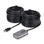 Startech Hub Extensor Activo USB 2.0 de 24m con 4 Puertos, Cable Repetidor Alimentado por Bus/DC - U02442-USB-EXTENDER