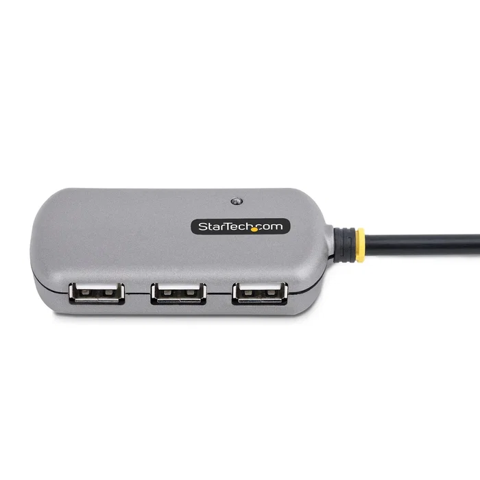 Startech Hub Extensor Activo USB 2.0 de 24m con 4 Puertos, Cable Repetidor Alimentado por Bus/DC - U02442-USB-EXTENDER