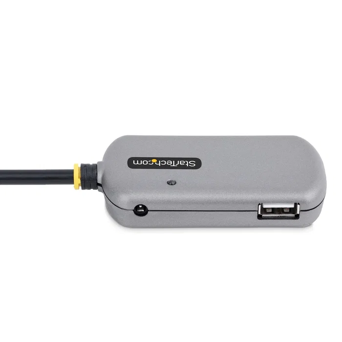 Startech Hub Extensor Activo USB 2.0 de 24m con 4 Puertos, Cable Repetidor Alimentado por Bus/DC - U02442-USB-EXTENDER