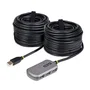 Startech Hub Extensor Activo USB 2.0 de 24m con 4 Puertos, Cable Repetidor Alimentado por Bus/DC - U02442-USB-EXTENDER