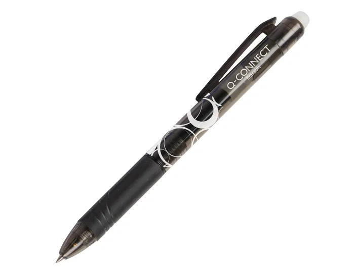 Q-connect Bolígrafo Retractil Borrable Tinta Gel Trazo 0,7 mm Negro Q-connect Bolígrafo Retractil Borrable Tinta Gel Trazo 0,7 mm Negro