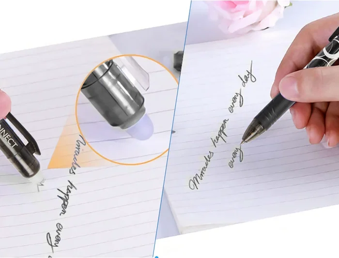 Q-connect Bolígrafo Retractil Borrable Tinta Gel Trazo 0,7 mm Negro Q-connect Bolígrafo Retractil Borrable Tinta Gel Trazo 0,7 mm Negro