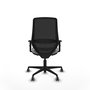 PIQUERAS Y CRESPO Silla de oficina Mardos con mecanismo Sincro/Traslack Gris/Negro