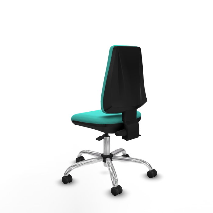 PIQUERAS Y CRESPO Silla de oficina Elche color Turquesa sin brazos