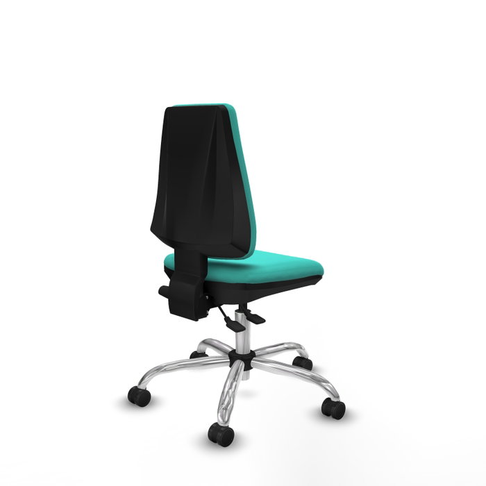 PIQUERAS Y CRESPO Silla de oficina Elche color Turquesa sin brazos