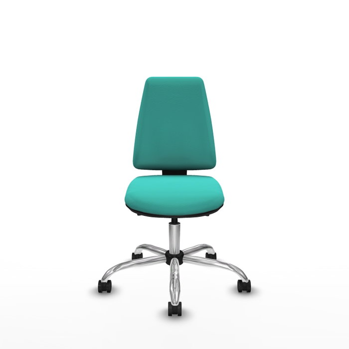 PIQUERAS Y CRESPO Silla de oficina Elche color Turquesa sin brazos