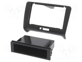 ACV Bastidor de montaje de radio para Audi TT (8J) 2 DIN negro