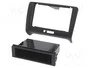 ACV Bastidor de montaje de radio para Audi TT (8J) 2 DIN negro