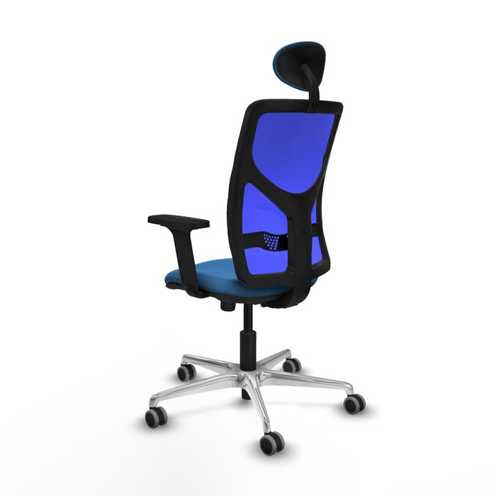 PIQUERAS Y CRESPO Silla de oficina Motilla con mecanismo Sincro, Azul PIQUERAS Y CRESPO Silla de oficina Motilla con mecanismo Sincro, Azul
