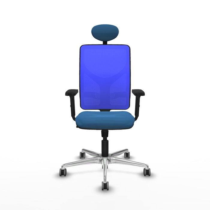 PIQUERAS Y CRESPO Silla de oficina Motilla con mecanismo Sincro, Azul PIQUERAS Y CRESPO Silla de oficina Motilla con mecanismo Sincro, Azul