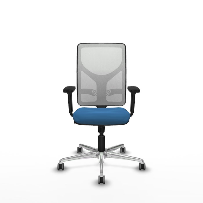 PIQUERAS Y CRESPO Silla de oficina Motilla con mecanismo Sincro, Azul claro y Blanco PIQUERAS Y CRESPO Silla de oficina Motilla con mecanismo Sincro, Azul claro y Blanco