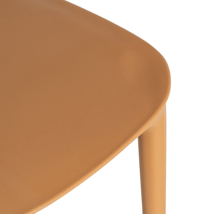 Silla Apilable Ocre Pp Contract 58 X 41 X 82 cm (Set de 2)