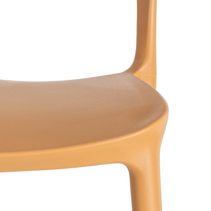 Silla Apilable Ocre Pp Contract 58 X 41 X 82 cm (Set de 2)