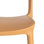 Silla Apilable Ocre Pp Contract 58 X 41 X 82 cm (Set de 2)