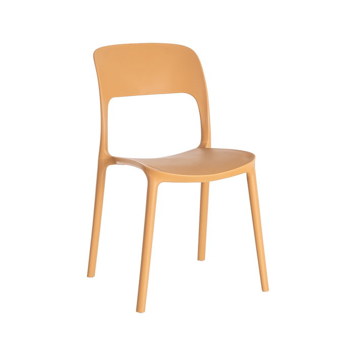 Silla Apilable Ocre Pp Contract 58 X 41 X 82 cm (Set de 2)