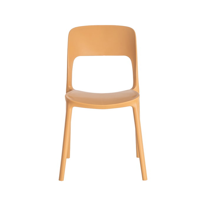 Silla Apilable Ocre Pp Contract 58 X 41 X 82 cm (Set de 2)
