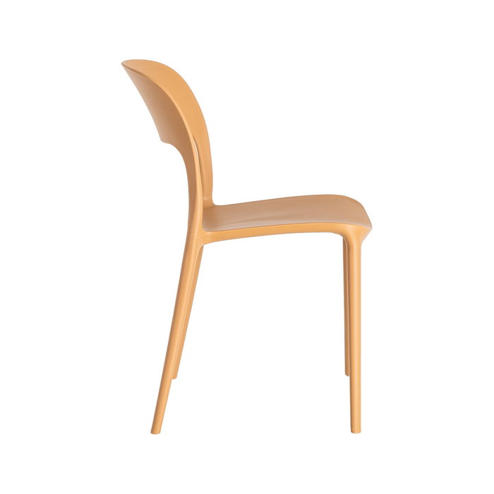 Silla Apilable Ocre Pp Contract 58 X 41 X 82 cm (Set de 2)