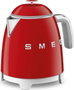 Smeg KLF05RDEU Mini Hervidor Eléctrico Rojo 0,8 L