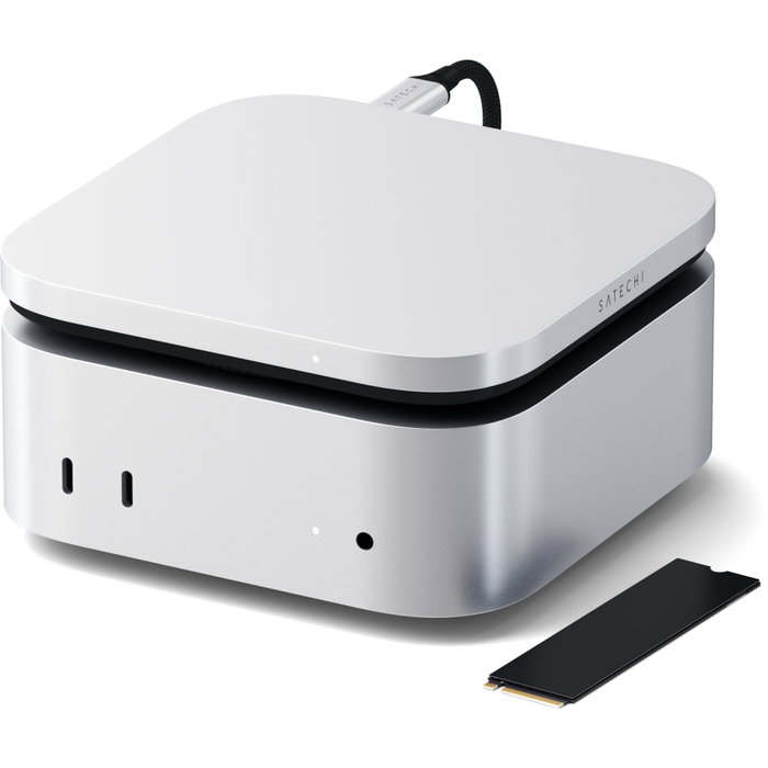Satechi USB4 Slim NVMe SSD Enclosure Plata