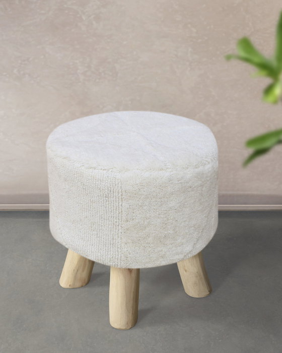 DKD Home Decor Carpets 2c25 Reposapiés Boho Crudo 40 x 40 x 40 cm DKD Home Decor Carpets 2c25 Reposapiés Boho Crudo 40 x 40 x 40 cm
