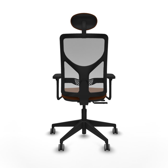 PIQUERAS Y CRESPO Silla de oficina Motilla con mecanismo Sincro/Traslack Marrón y Gris PIQUERAS Y CRESPO Silla de oficina Motilla con mecanismo Sincro/Traslack Marrón y Gris