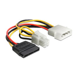 DeLOCK 60127 Cable de alimentación Molex 4 Pin a SATA 15 Pin