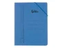 Liderpapel Carpeta de Cartón Pintado Azul con Gomas Cuarto