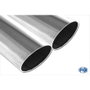 Fox - Opel Astra G Coupe Turbo Endschalldämpfer Zweiflutig 70 mm 2x80 Tipo 14 - FXOP041232-090