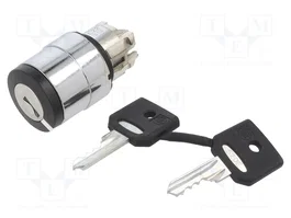 SCHNEIDER ELECTRIC Interruptor rotativo con llave Harmony XB4 22mm Negro