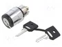 SCHNEIDER ELECTRIC Interruptor rotativo con llave Harmony XB4 22mm Negro