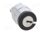 SCHNEIDER ELECTRIC Interruptor rotativo con llave Harmony XB4 22mm Negro