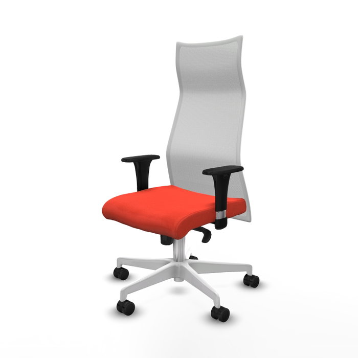 PIQUERAS Y CRESPO Sillón Albacete Naranja oscuro y Blanco PIQUERAS Y CRESPO Sillón Albacete Naranja oscuro y Blanco