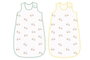 DKD Home Decor Surtido de 2 Sacos para Dormir de Algodón Amarillo y Verde