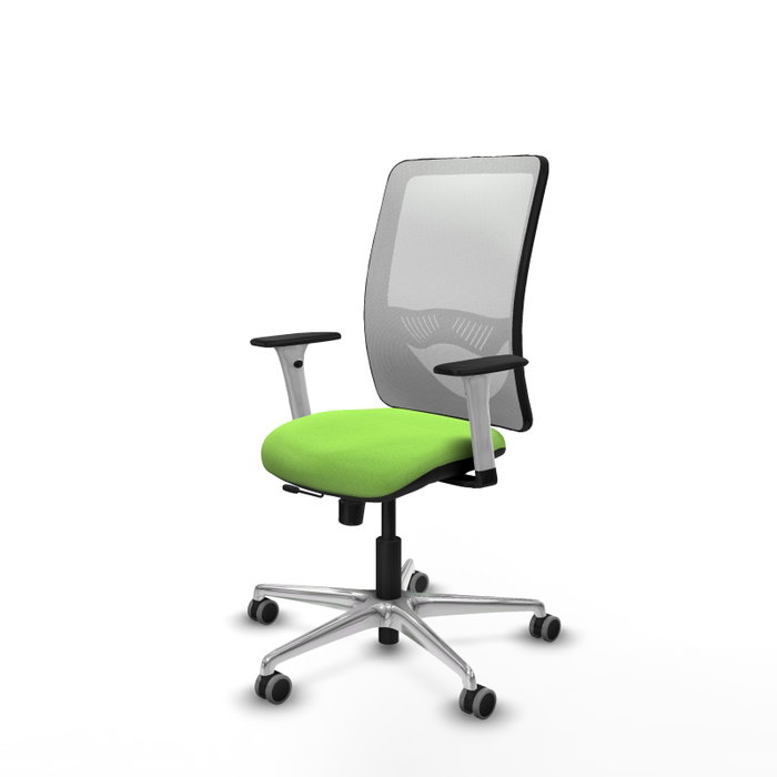 PIQUERAS Y CRESPO Silla de oficina Zulema con mecanismo Sincro/Traslack, color Pistacho y Blanco PIQUERAS Y CRESPO Silla de oficina Zulema con mecanismo Sincro/Traslack, color Pistacho y Blanco