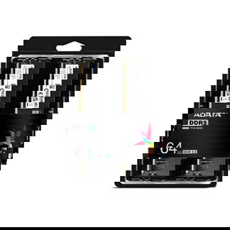 ADATA Premier 64GB (2x32GB) DDR5 4800MHz DIMM Kit - AD5U480032G-DT - Negro - Unbuffered ECC